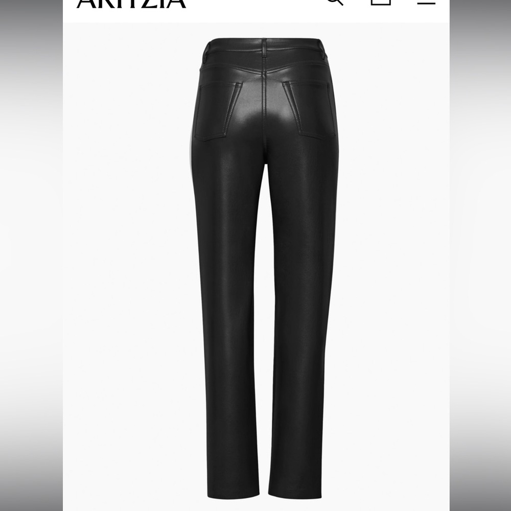 Aritzia Melina pant size 6 black regular length - Picture 6 of 7